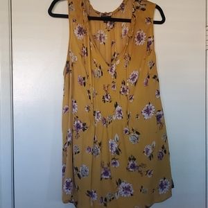 Torrid Sleeveless Tunic with Flowers